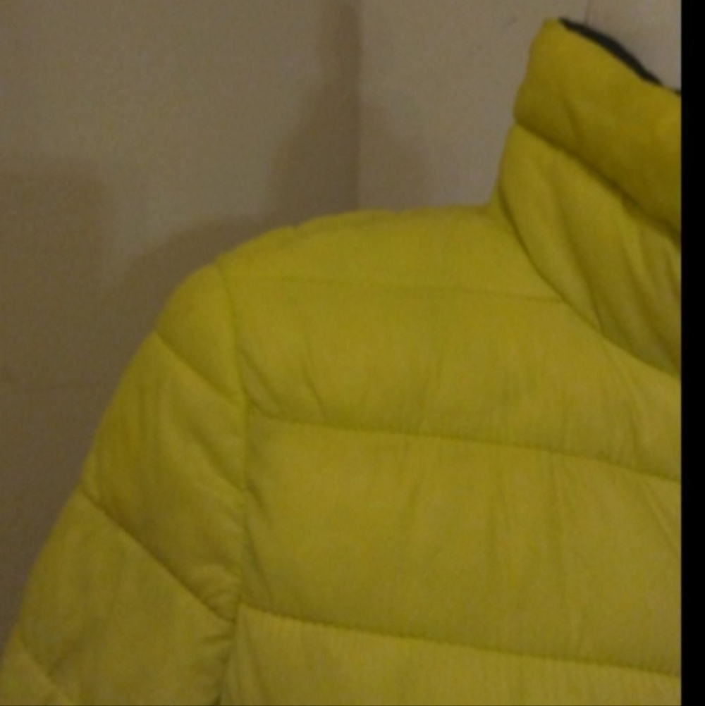 American Eagle Womens Neon Puffer Jacket Sz S - Picture 3 of 4